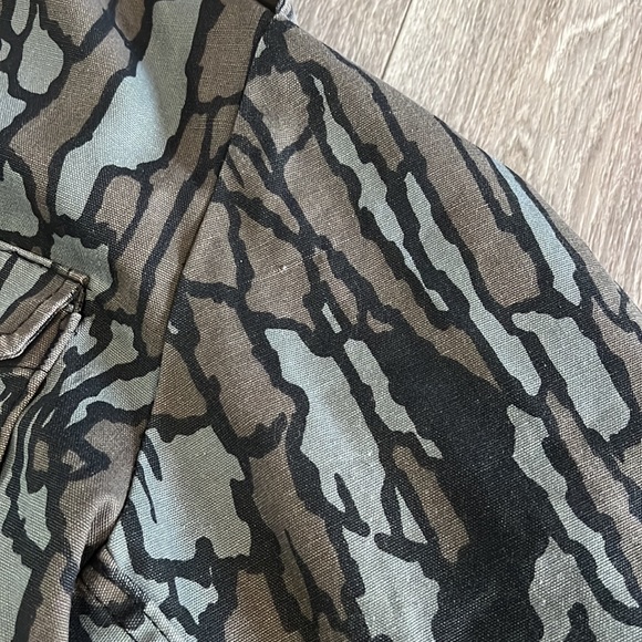 M-65 Tree Bark pattern field jacket men’s sz L, as is - Picture 7 of 16